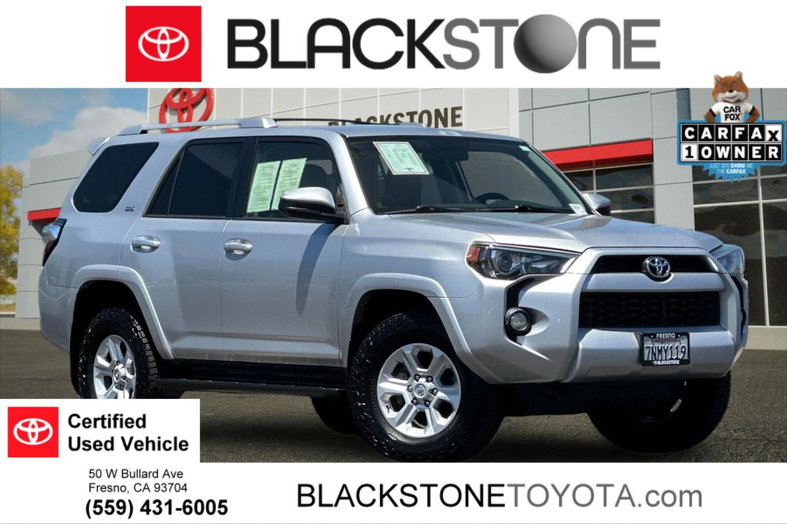 Certified 2016 Toyota 4Runner SR5