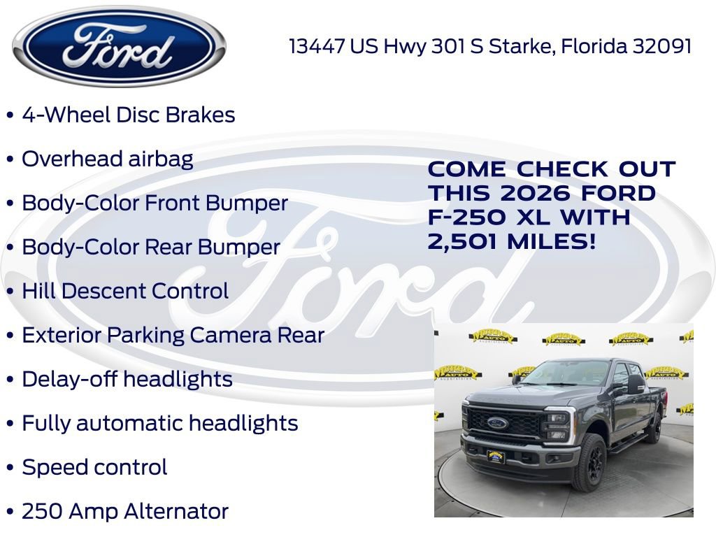 New 2026 Ford F250 XL w/ STX Appearance Package image 30