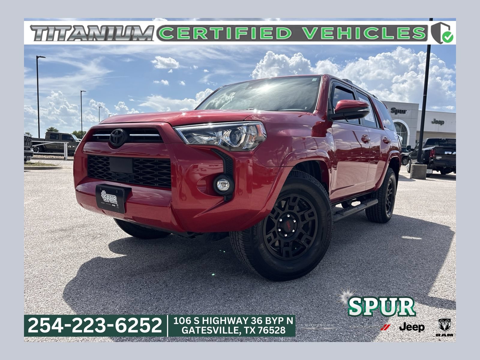 Used 2021 Toyota 4Runner SR5 Premium w/ Moonroof Package RWD image 1