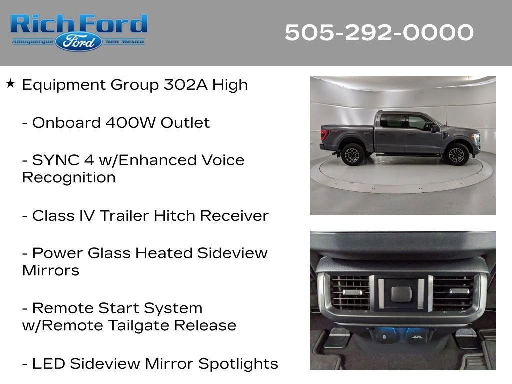 Used 2023 Ford F150 XLT w/ Equipment Group 302A High image 11