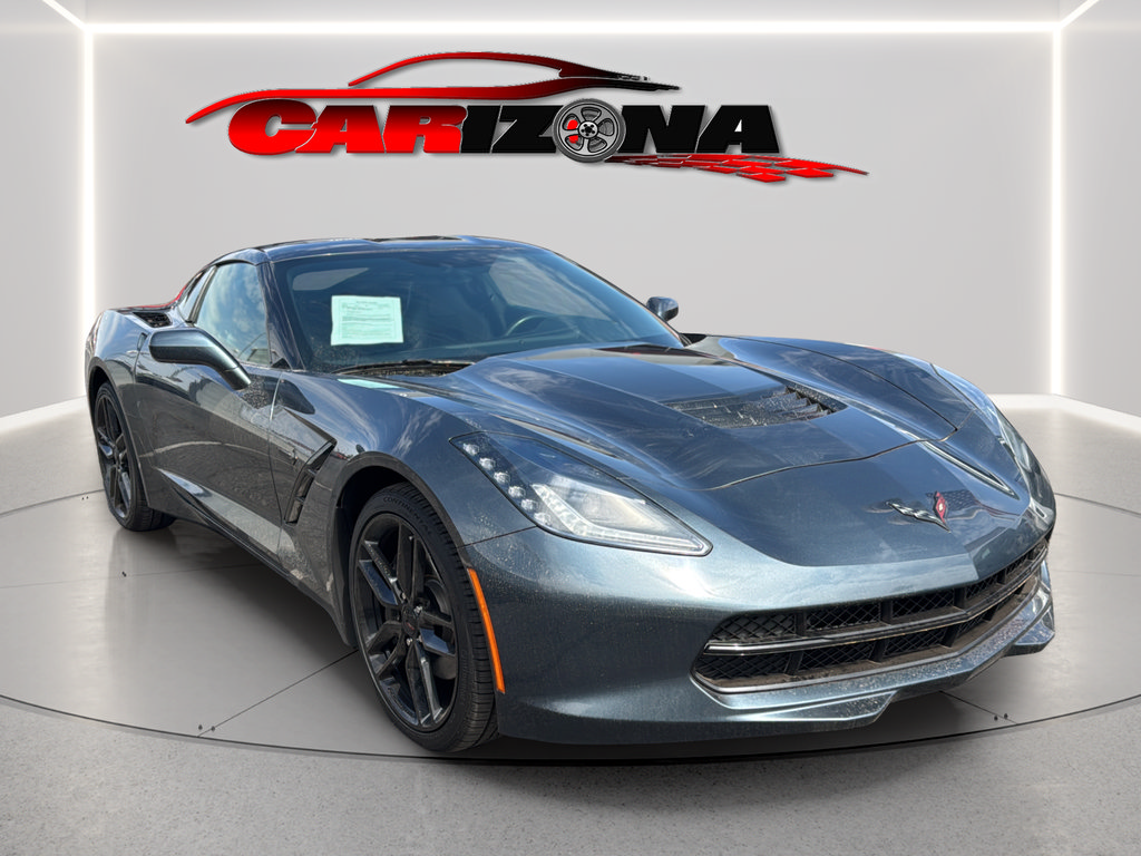 Used 2019 Chevrolet Corvette Stingray Coupe w/ Carbon Flash Badge Package RWD image 1