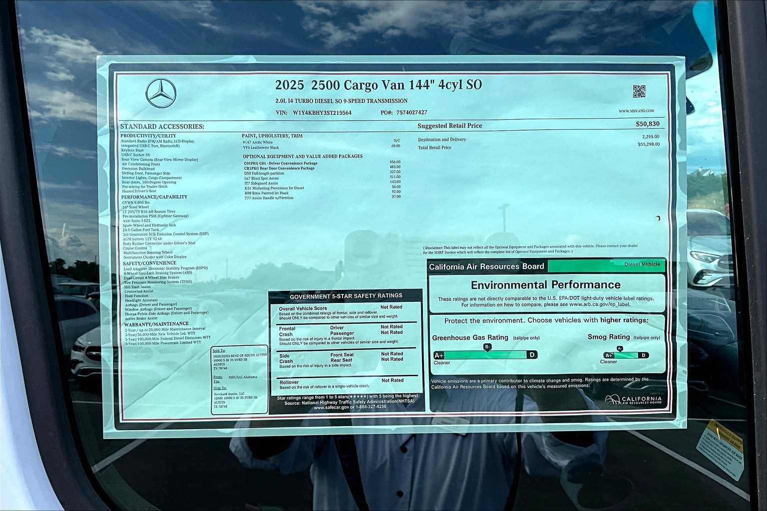 New 2025 Mercedes-Benz Sprinter 2500 image 22