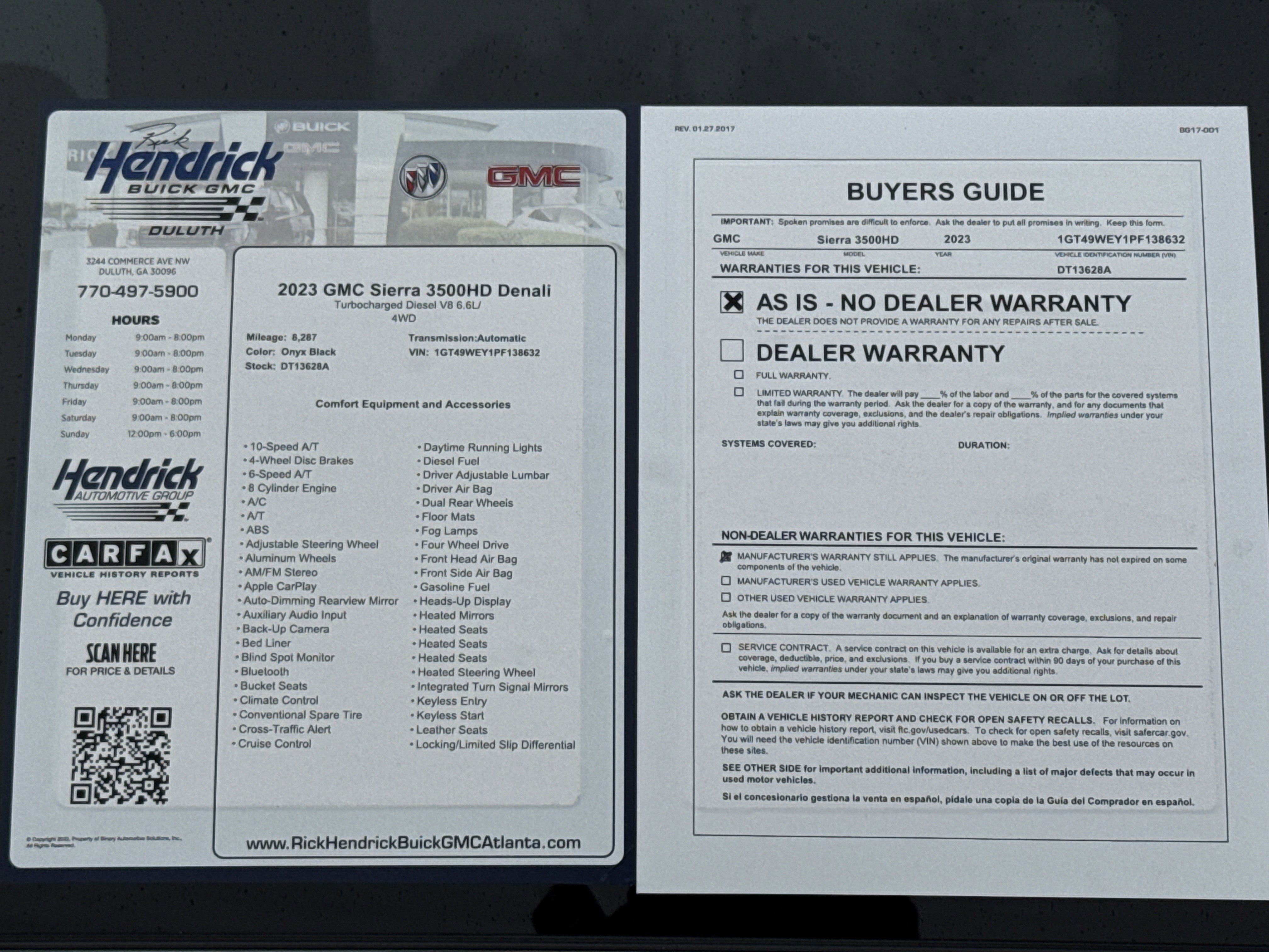 Used 2023 GMC Sierra 3500 Denali w/ Denali Ultimate Package image 39