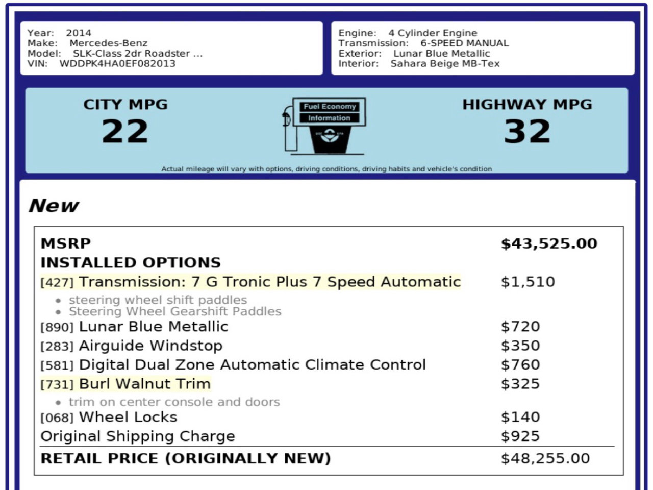Used 2014 Mercedes-Benz SLK 250 image 4