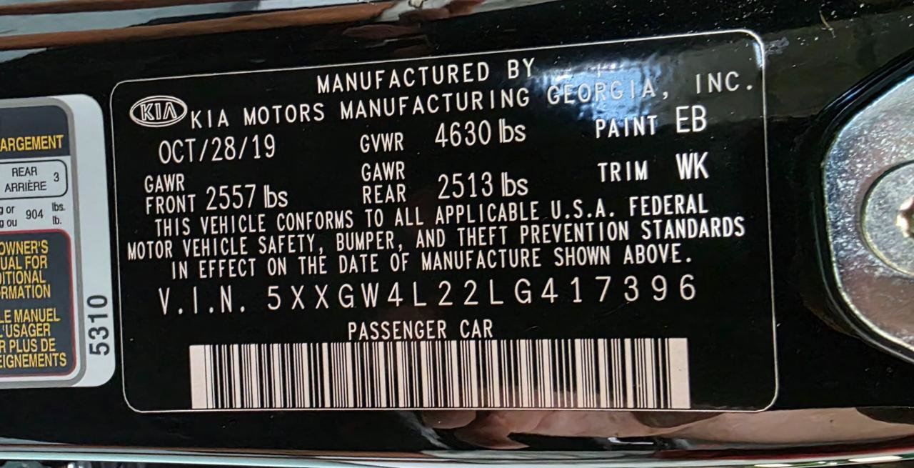 Used 2020 Kia Optima SX FWD image 40