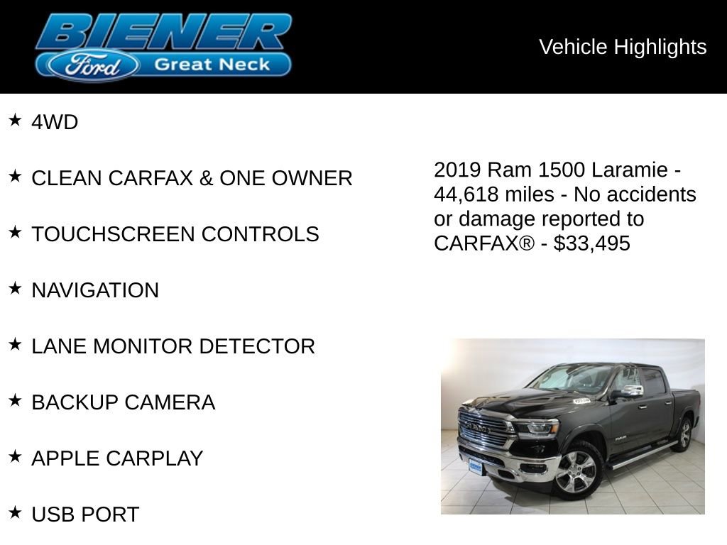 Used 2019 RAM 1500 Laramie image 9