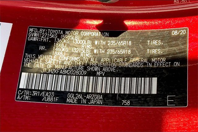 Used 2021 Lexus RX 350L 350L image 21