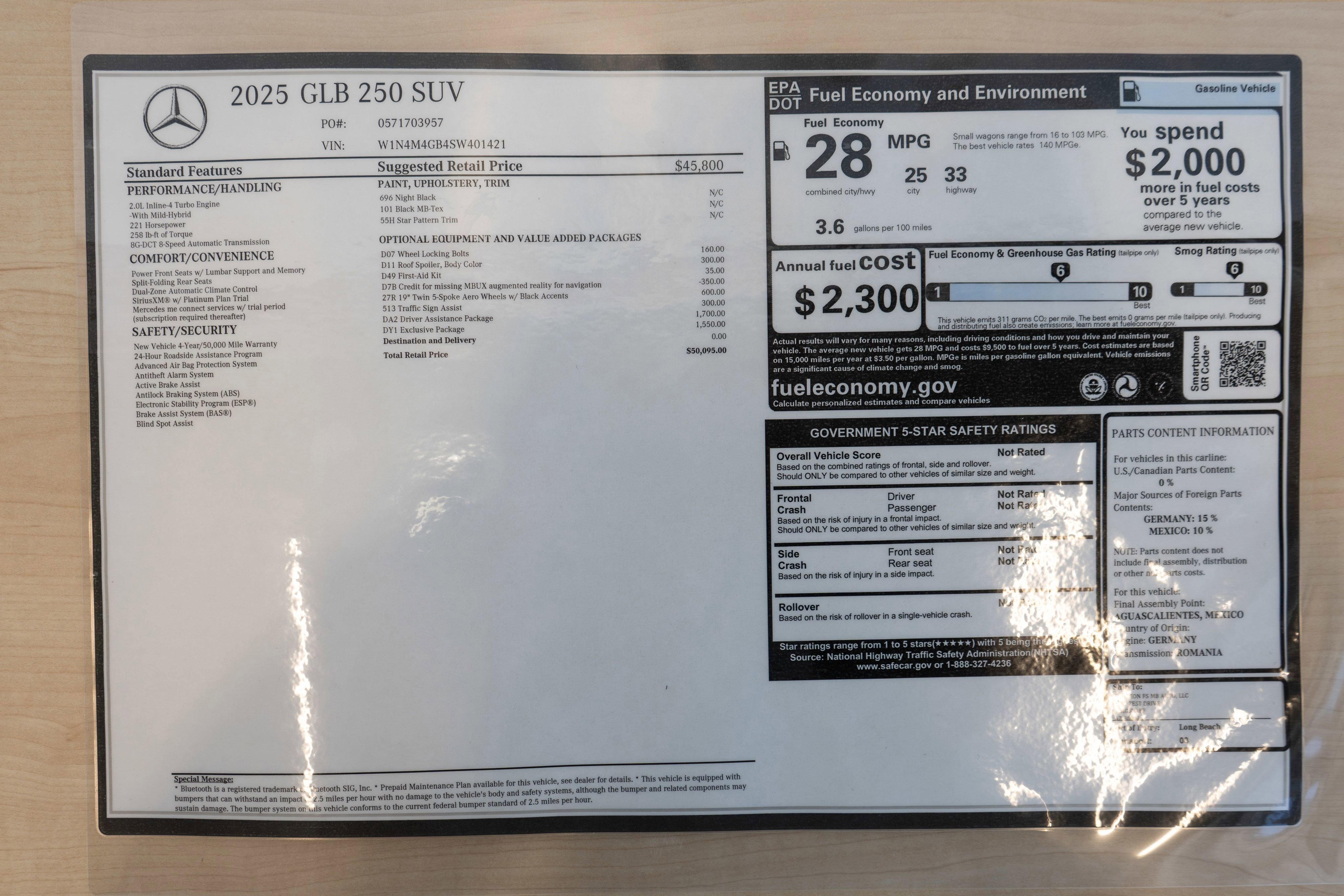 Certified 2025 Mercedes-Benz GLB 250 image 35