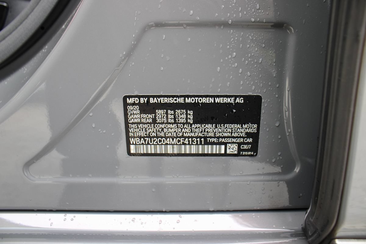 Used 2021 BMW 750i xDrive w/ M Sport Package AWD/4WD image 48