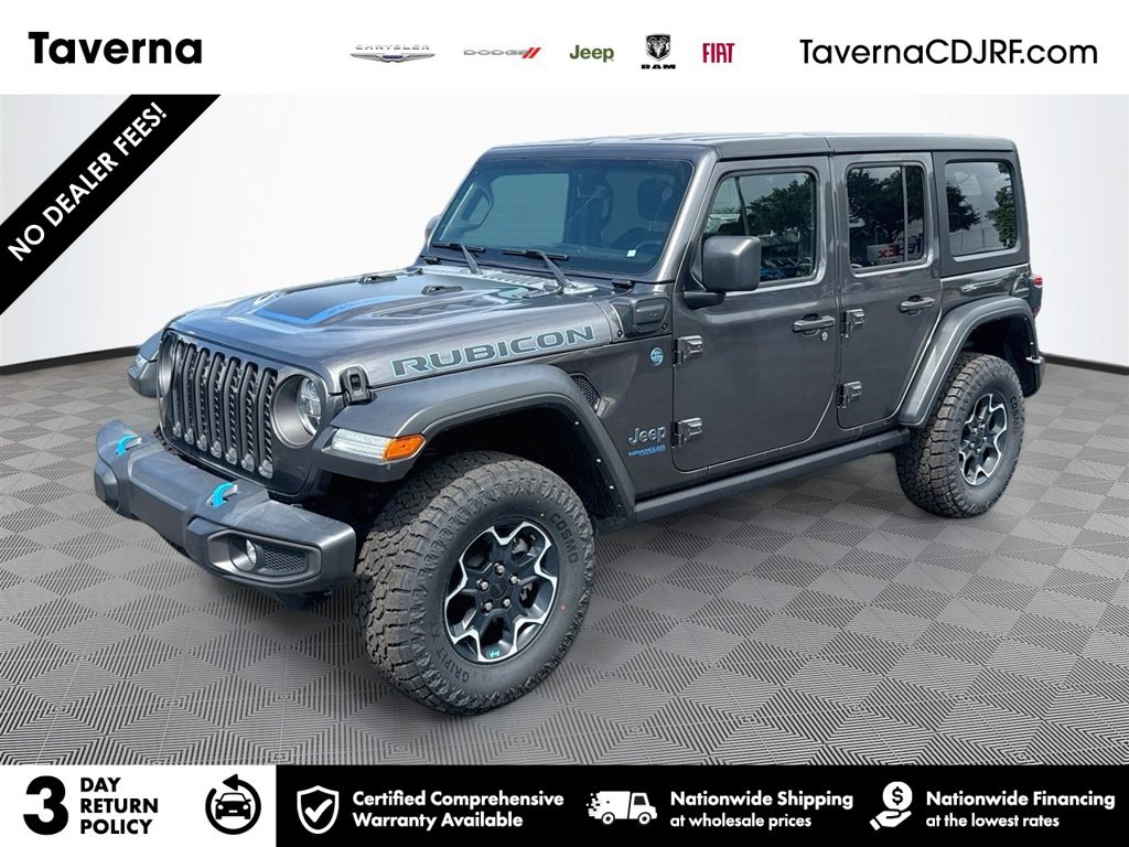 Certified 2022 Jeep Wrangler Unlimited Rubicon 4xe w/ Safety Group