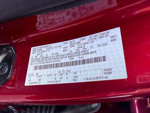 Used 2017 Ford F150 Platinum w/ Equipment Group 701A Luxury image 40