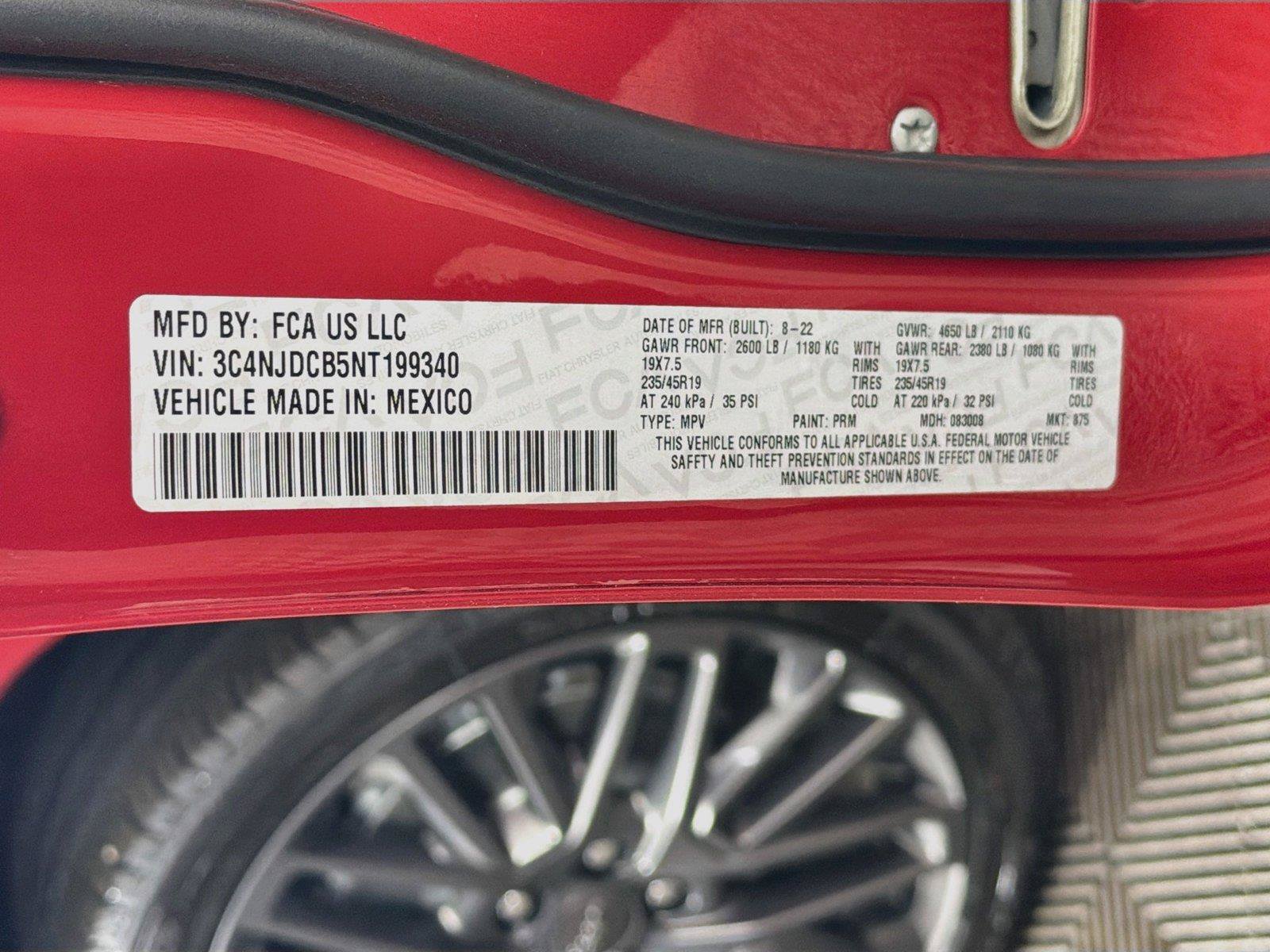 Used 2022 Jeep Compass Limited w/ (RED) Package AWD/4WD image 39