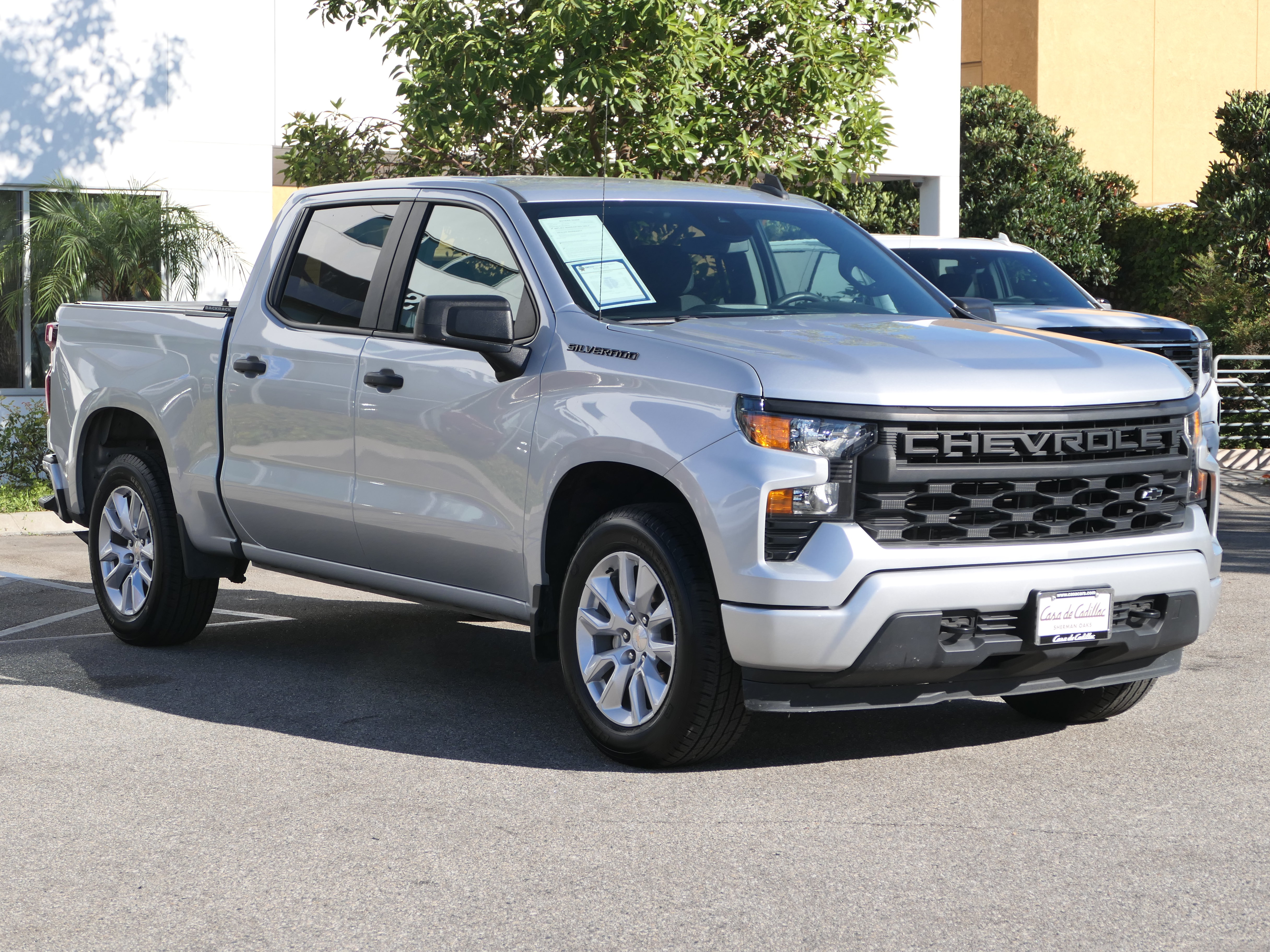 Used 2022 Chevrolet Silverado 1500 Custom w/ LPO, Dark Essentials Package RWD image 8