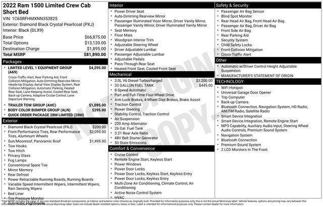 Used 2022 RAM 1500 Limited AWD/4WD image 7