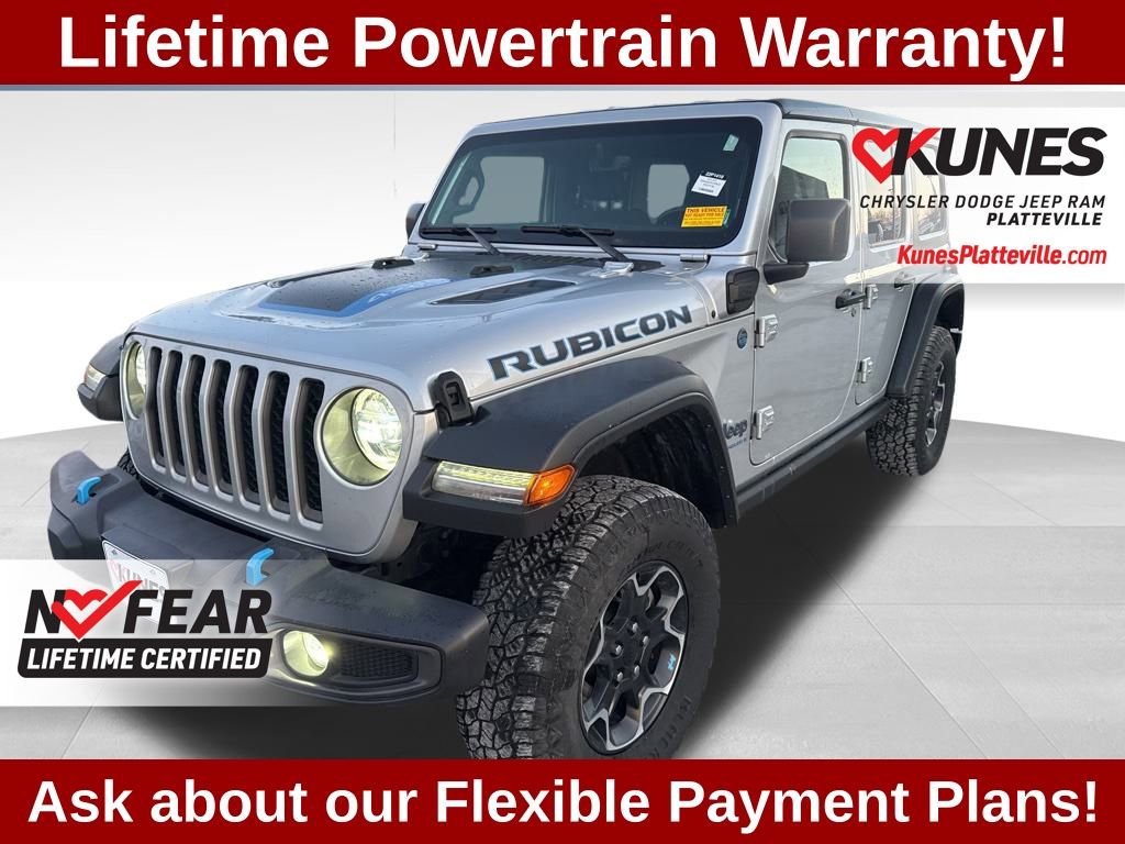 Used 2023 Jeep Wrangler Unlimited Rubicon 4xe w/ Cold Weather Group image 8