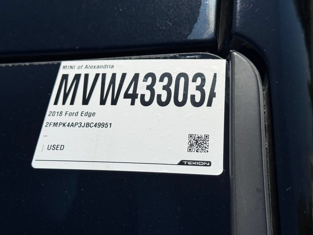 Used 2018 Ford Edge Sport w/ Equipment Group 401A AWD/4WD image 39
