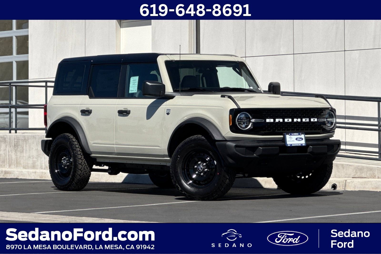 New 2026 Ford Bronco Big Bend w/ Black Appearance Package