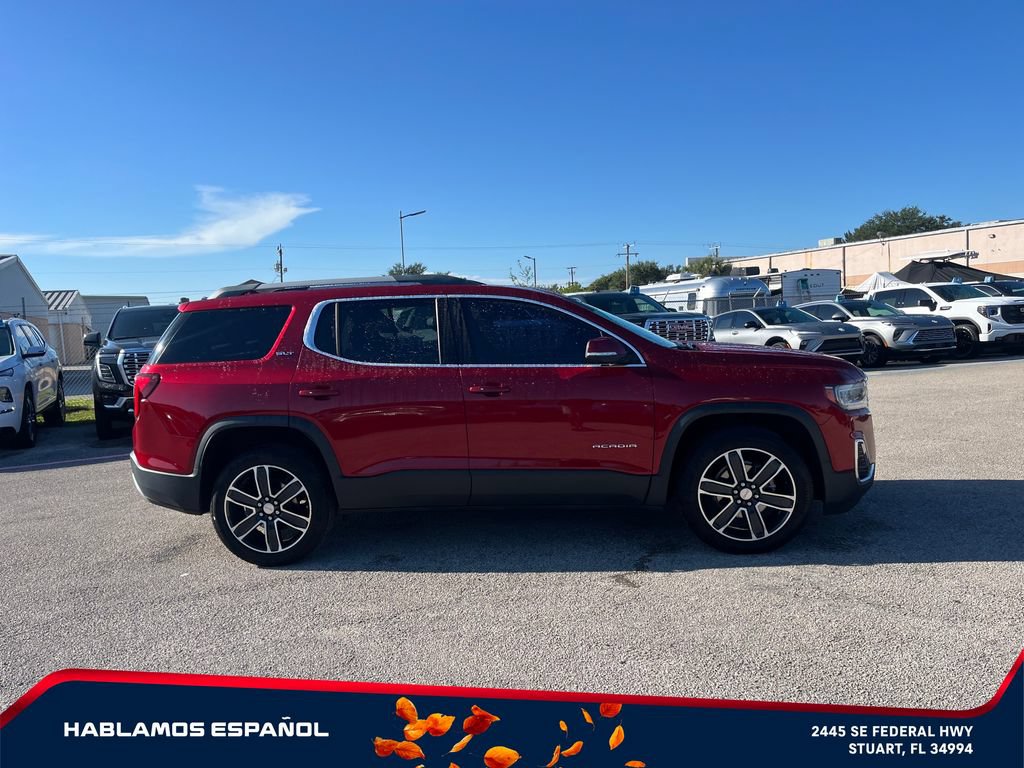 Used 2021 GMC Acadia SLT w/ Technology Package FWD image 8