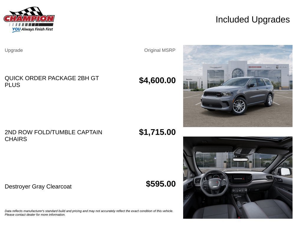 New 2026 Dodge Durango GT AWD/4WD image 6