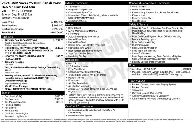 Used 2024 GMC Sierra 2500 Denali w/ Technology Package image 27