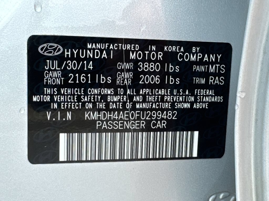 Used 2015 Hyundai Elantra SE w/ Option Group 02 FWD image 26