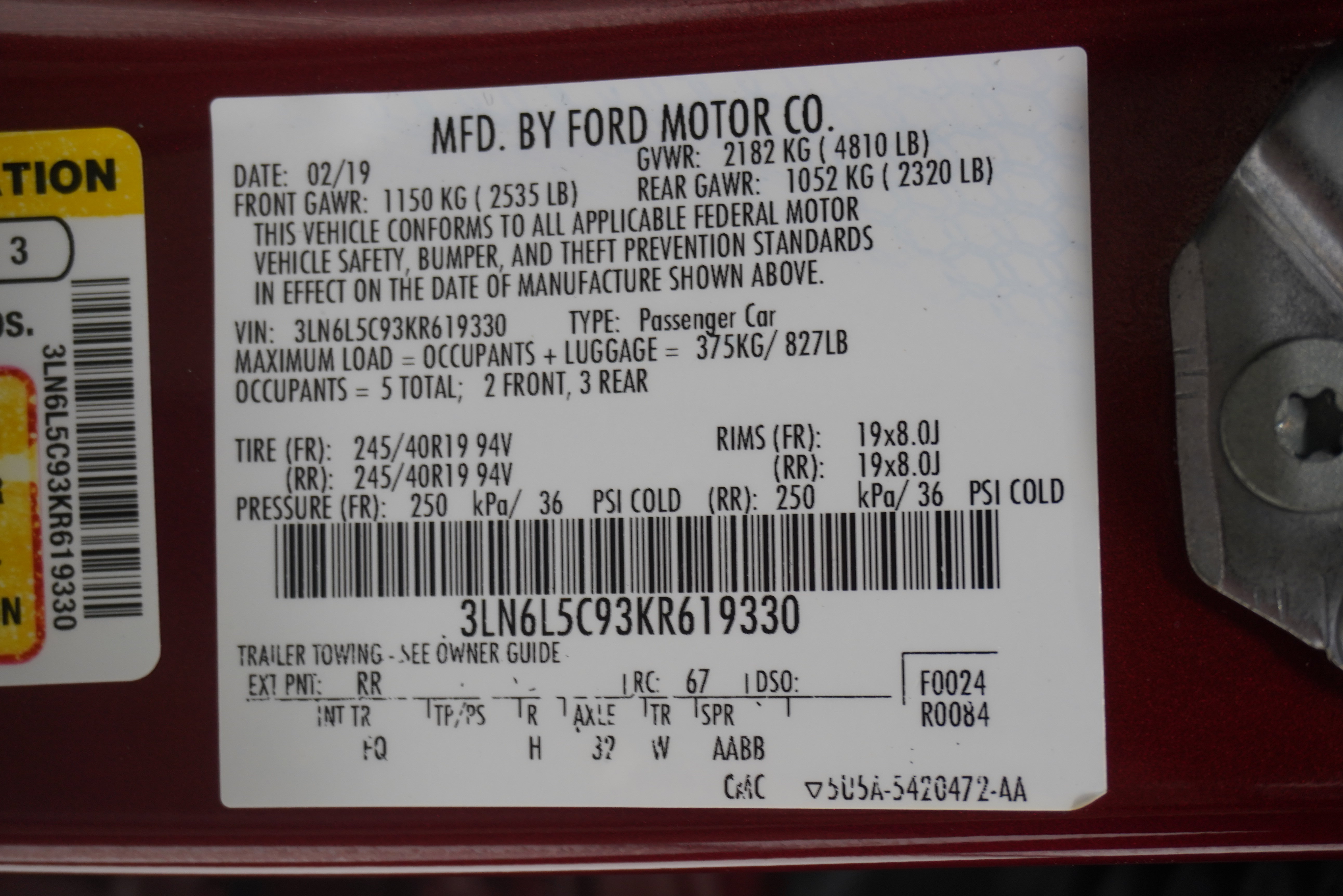 Used 2019 Lincoln MKZ Reserve w/ Reserve Plus Package FWD image 37