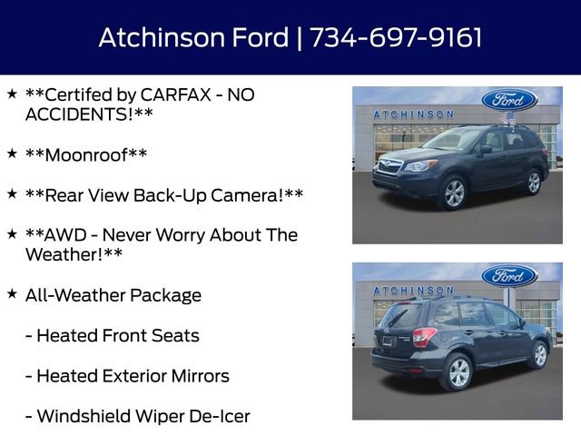 Used 2016 Subaru Forester 2.5i Premium w/ All-Weather Package AWD/4WD image 4