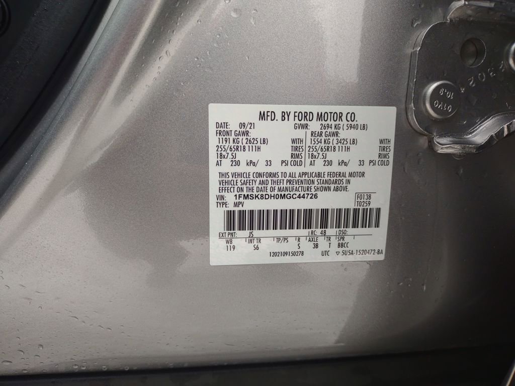 Used 2021 Ford Explorer XLT w/ Equipment Group 202A image 35