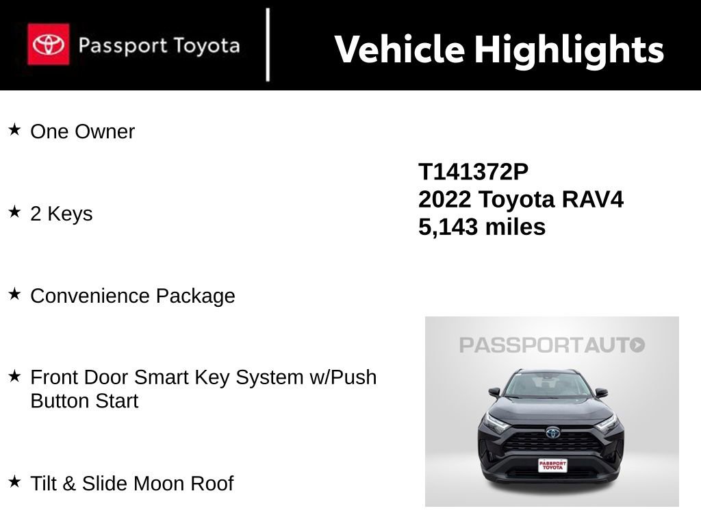Certified 2022 Toyota RAV4 XLE w/ Convenience Package image 16