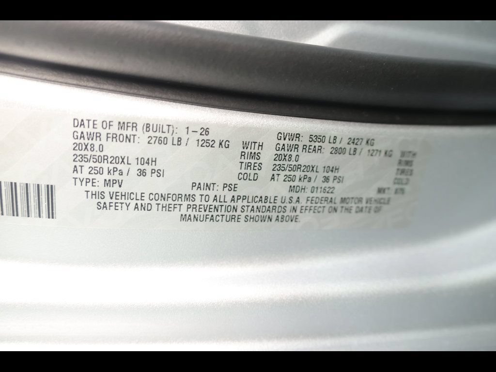 New 2026 Jeep Cherokee Overland AWD/4WD image 24