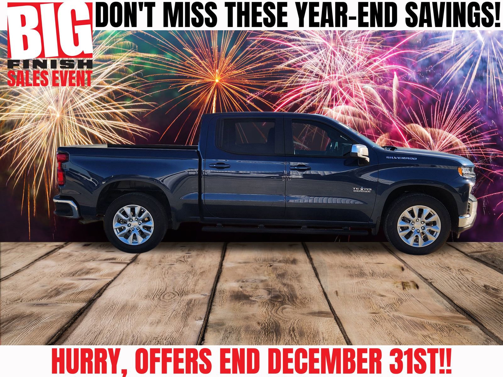 Used 2019 Chevrolet Silverado 1500 LT w/ Texas Edition image 7