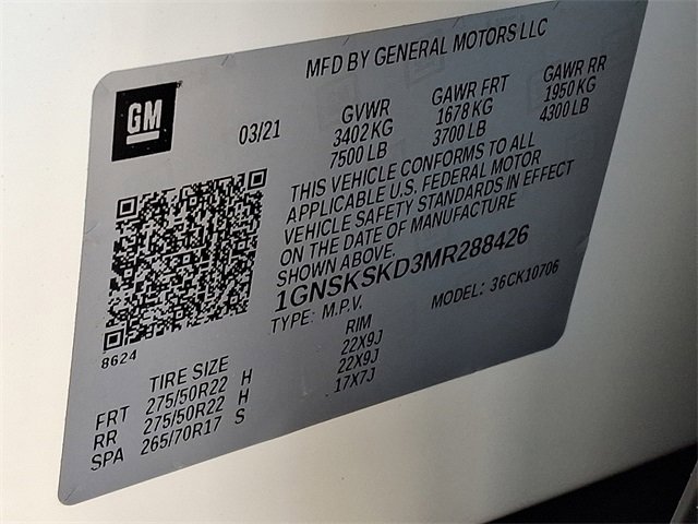 Used 2021 Chevrolet Tahoe Premier image 31