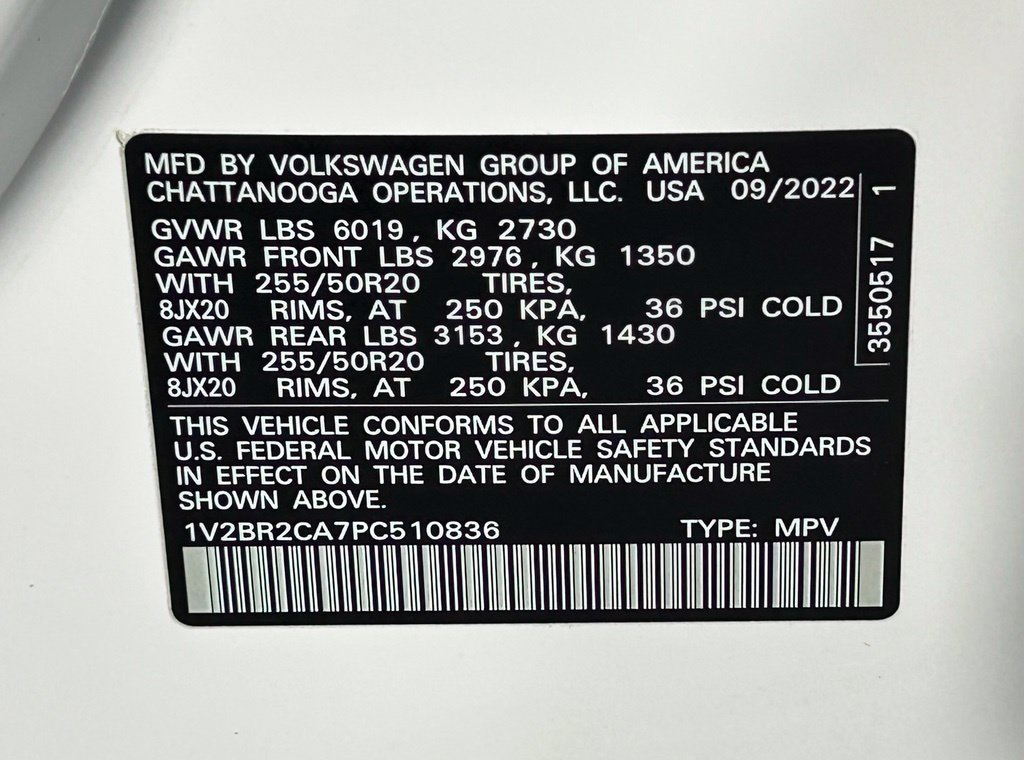 Used 2023 Volkswagen Atlas SEL AWD/4WD image 43
