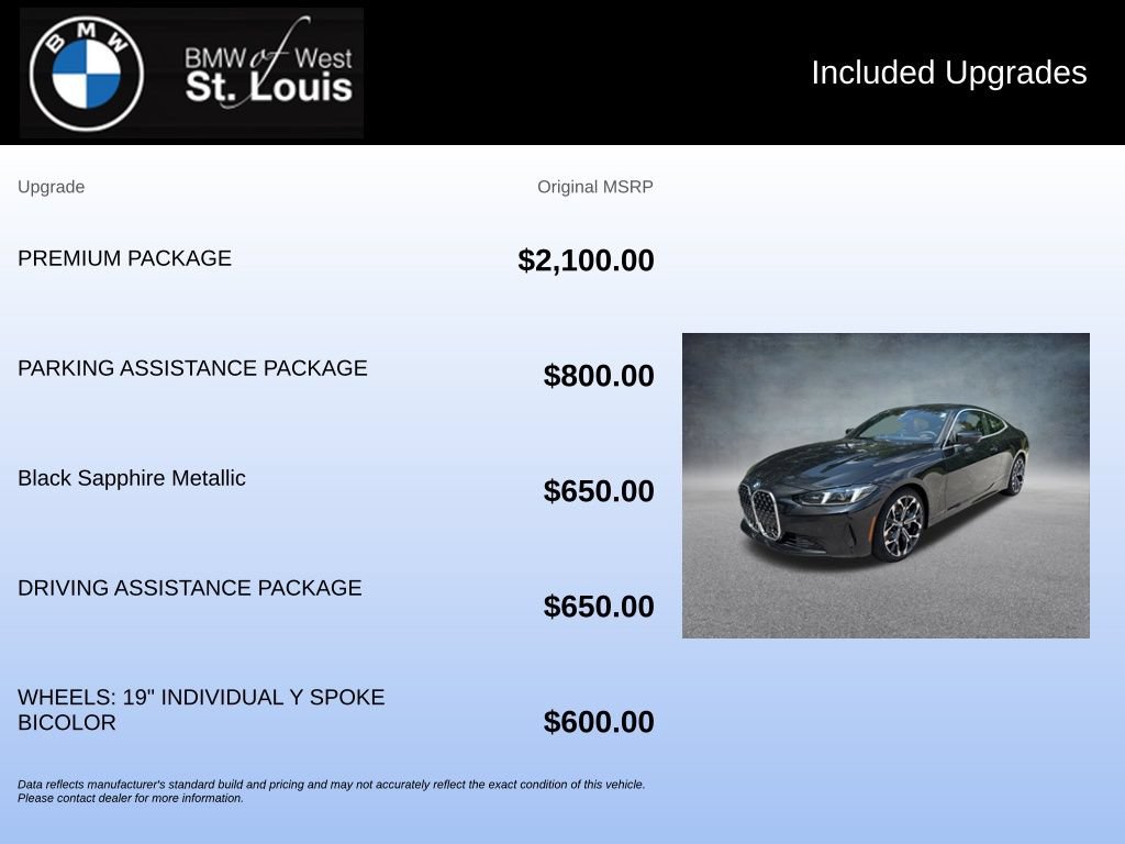 New 2027 BMW 430i Coupe w/ Premium Package RWD image 17
