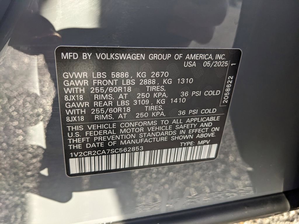 Certified 2025 Volkswagen Atlas Peak Edition SE AWD/4WD image 36