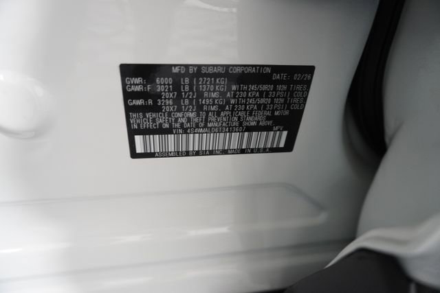 New 2026 Subaru Ascent Bronze Edition image 12