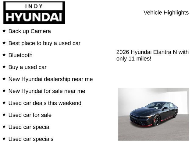 New 2026 Hyundai Elantra N FWD image 7