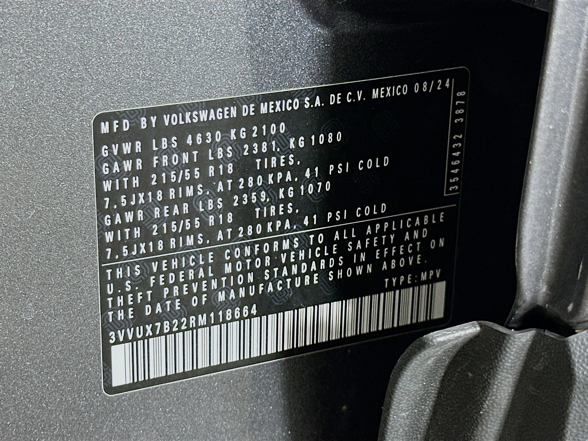 Used 2024 Volkswagen Taos SE image 12