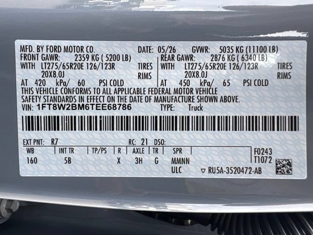 New 2026 Ford F250 Lariat w/ Lariat Ultimate Package AWD/4WD image 30