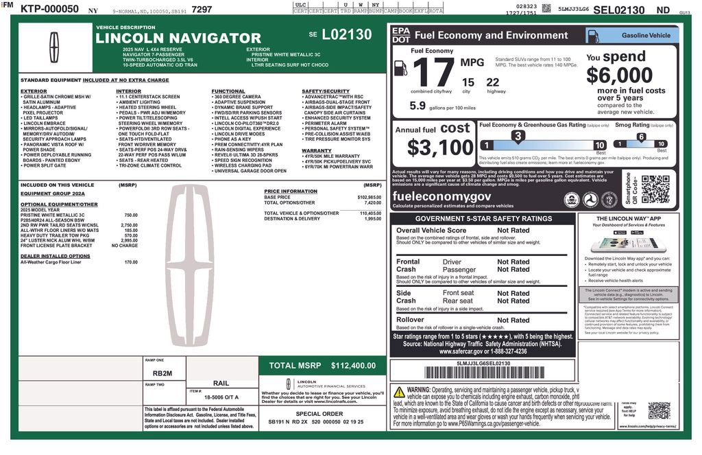 Used 2025 Lincoln Navigator L Reserve image 43