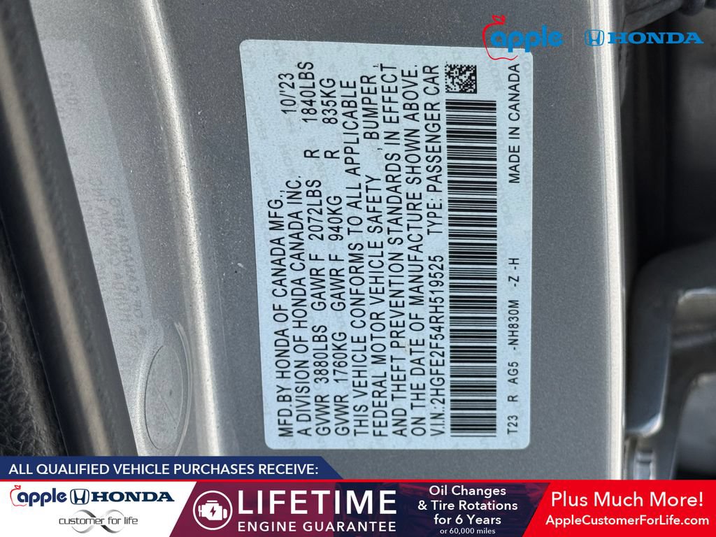 Used 2024 Honda Civic Sport image 30