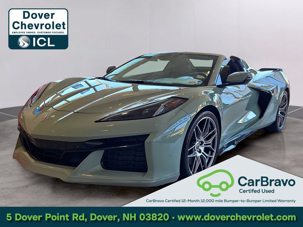 Certified 2024 Chevrolet Corvette Z06 w/ Chrome Exterior Badge Package