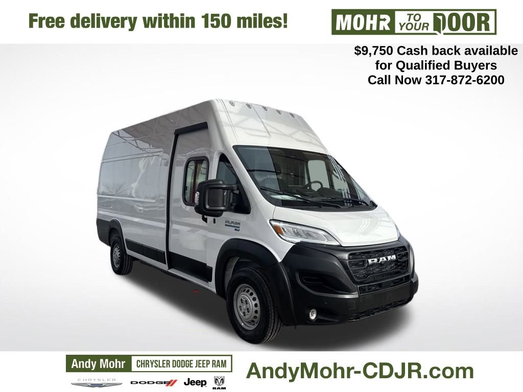 New 2024 RAM ProMaster 3500 w/ Delivery Van Package