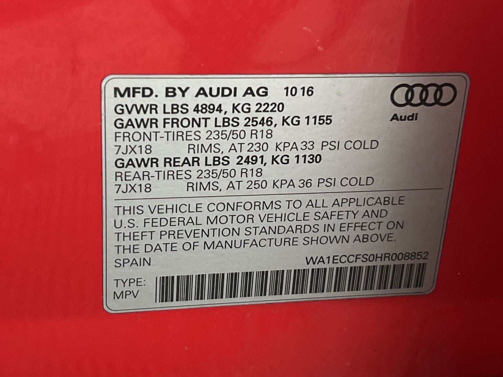 Used 2017 Audi Q3 2.0T Premium w/ Convenience Package AWD/4WD image 30