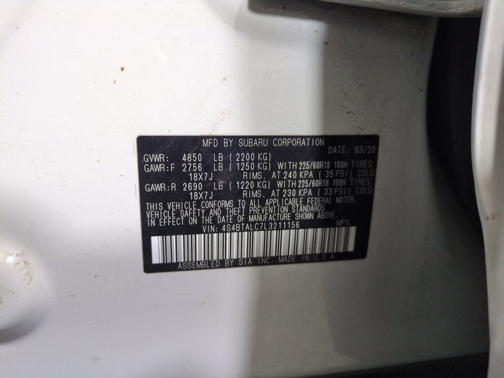 Used 2020 Subaru Outback Limited image 31