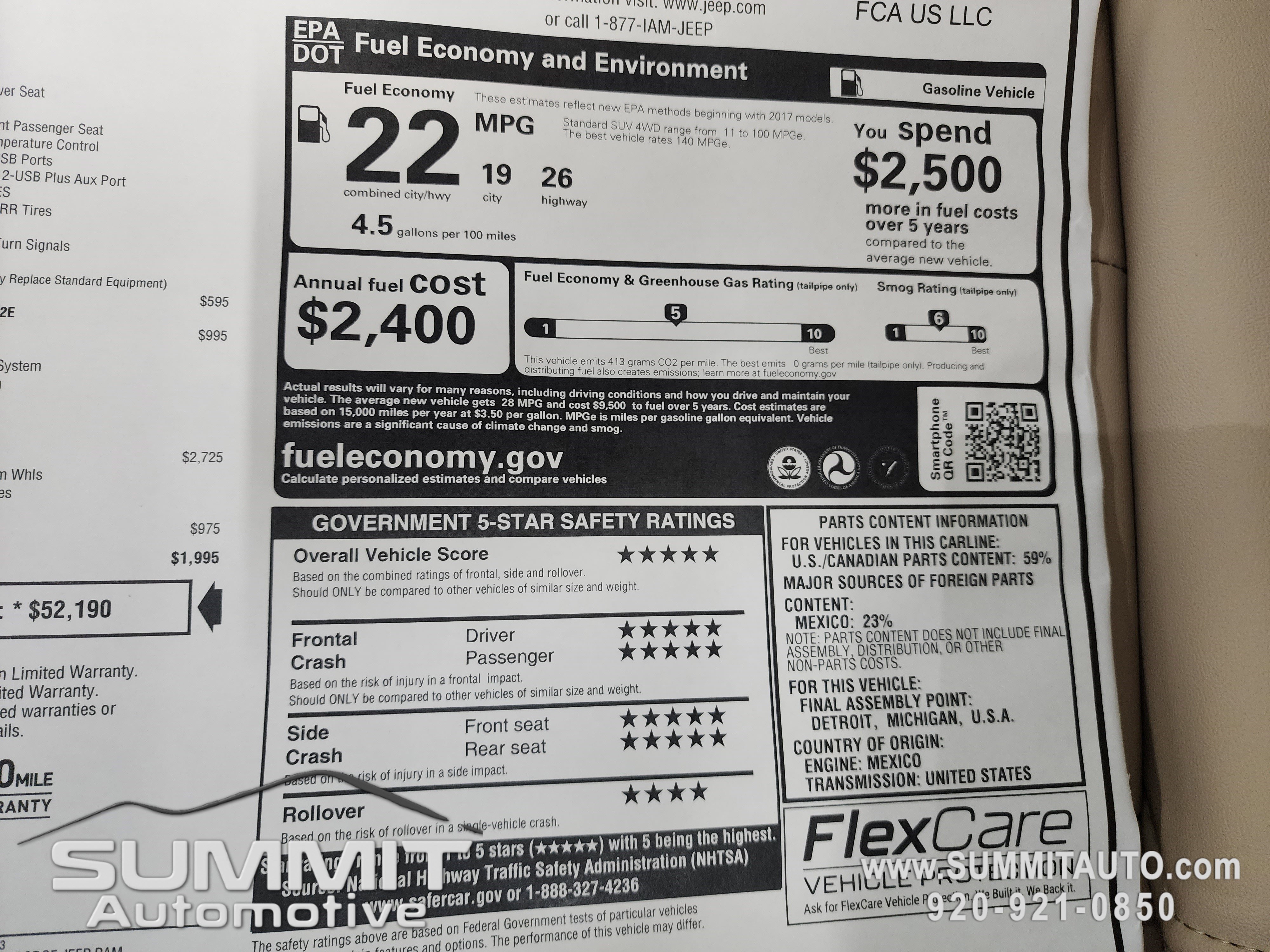 New 2025 Jeep Grand Cherokee Limited w/ Black Appearance Package image 43