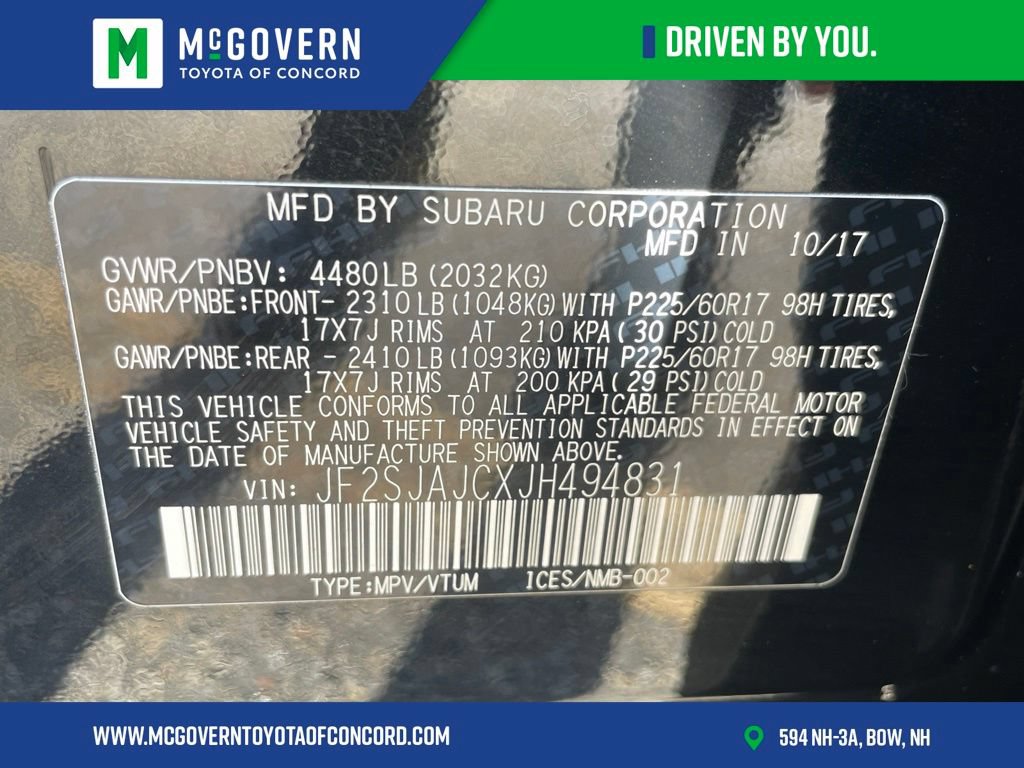 Used 2018 Subaru Forester 2.5i Limited AWD/4WD image 39