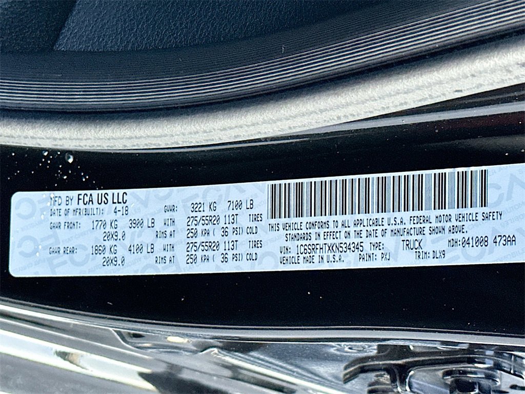 Used 2019 RAM 1500 Limited w/ Advanced Safety Group image 27