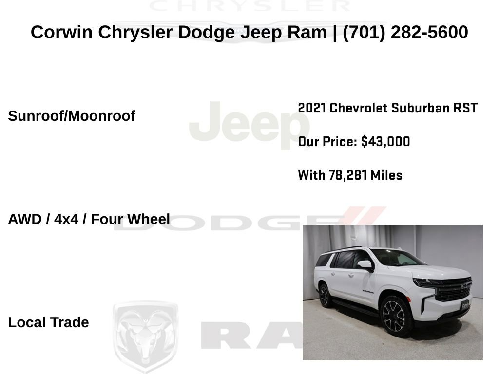 Used 2021 Chevrolet Suburban RST AWD/4WD image 6