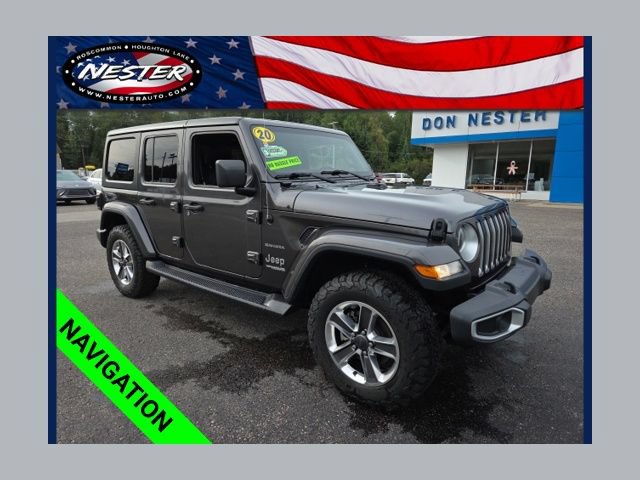 Used 2020 Jeep Wrangler Unlimited Sahara w/ Dual Top Group AWD/4WD image 1